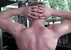 AmericanMuscleHunks: Blond Spencer Daley jerking Spencer