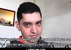 Cute Latino Twink Boy Paid Cash To Fuck Producer POV