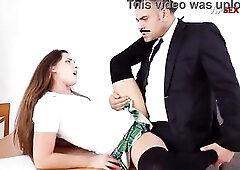 This chab Ate My Vagina on His Desk Then Bent Me Over and Screwed Me Raw