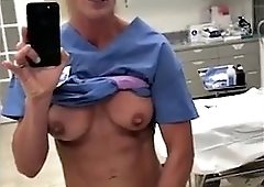 real nurse masturbating in hospital