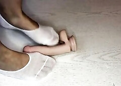 Crush sextoy with my white ped socks