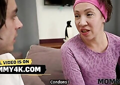 MOMMY4K. Her mamma craves to screw after yoga