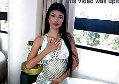 This debut is so hawt! The newbie Ellie Nova is taking Lancelot's large ramrod