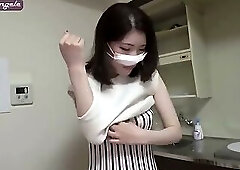 Elegant Quiet Wife. F Cup Droop Bust and Unexpectedly Sensual Tongue Tease - Part1