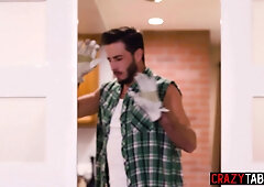 Wet mommy wanted more than masturbation