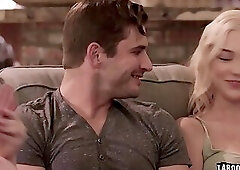 Haley joins Skyler and Nathan from having playful sex