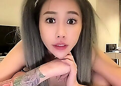 Pretty Japanese teen solo masturbation Uncensored