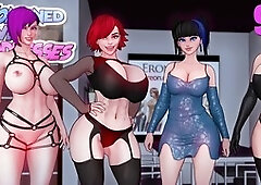 Confined with princesses in a visual novel adventure