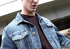 Hot daddy anal sex with facial