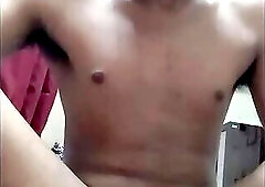 handsome indian jerking