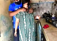 Desi Bhabhi Big Boobs Cleavage Tease in Kitchen Hot Indian Village Girls Exposed Hindi Video