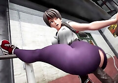 Animated porn, ass fuck, 3d sex