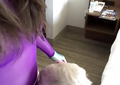 Old man battles my she-cock