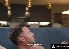 MODERN-DAY SINS - Pregnant Wife Gets Horny While Watching Hubby Cheat With The Prenatal Instructor