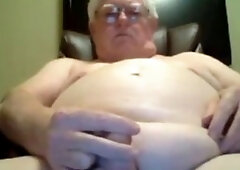 Gay grandpa, fat grandpas, fat masturbation