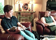 College Gays Anal Fuck In Bedroom After Studying 6 Min