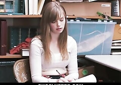 Teen Sweetheart Dolly Leigh Caught Shoplifting And Taken For A Questioning