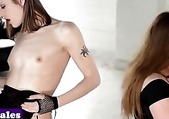 Group of shemales assfucking and cocksucking