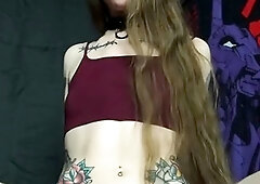 Hottest brunette solo webcam masturbation 2