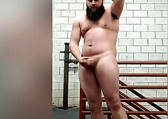 Jacking Off In The Stairwell Of A Parking Garage Until I Cum! Ugh Im Always So Horny!!!