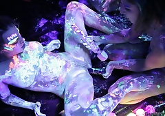 Palatable babes can't stop toying each others wet and tasty looking snatches