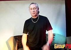Hawt wench comes a for a ganging porn shoot and it begins with twat licking and then this babe gets her snatch screwed my multiple ramrods in many pos