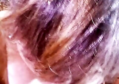 Carmen Gal has a recent outfit! Buff corset, G-string, fishnet nylons, and high heels! A heavenly, angelic oral job just to get things started...