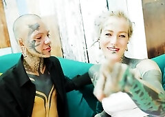Fleshly Lesbo Toy Session - Tattooed Trans Beauty