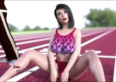 Enjoying a solid time with a big booty girl getting off