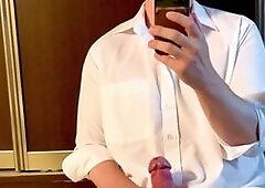 Watching me masturbate