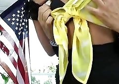 Beautiful tranny Jane Marie enjoys passionate lovemaking with her man