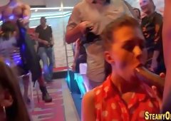 Amateur cfnm sluts suck