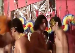 Gay Latino Party With Bareback Fucking