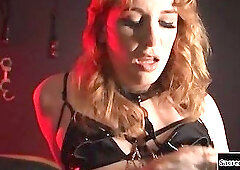 Trans dominatrix Erica Cherry barebacked