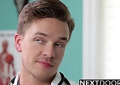 Big dick hunk doctor railing his sexy ass patient hard