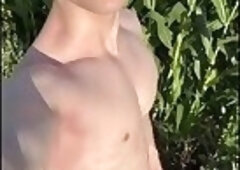 Almost Got Caught Jerking Off Outdoors And Cumming Big Load