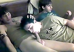 Gay video Try as they might, the studs can't convince shy Nathan to