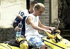 Rimming Session Between Two Twinks Gets Messy