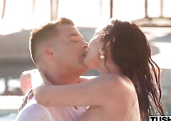 TUSHY Charming Tiny Brunette hair Chloe Amour Gets Her Consummate Butt Screwed Hard