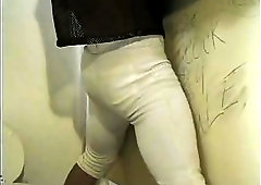 Lavish jizz after fucking through gloryhole