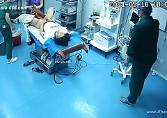 Asian patient unaware she's filmed during routine hospital checkup