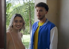 Lexi Luna Sex Lunch - reality group sex with busty brunette mom