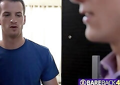 Handsome queers anal sex with stud