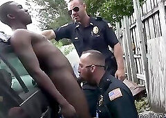 Two White Cops Having Their Way With A Black Perp