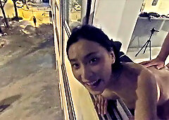 Paris Public Fuck! June Liu Spicygum  X Jay Bank Presents #19-22 Pt 1