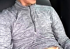 Danny jerking in the car