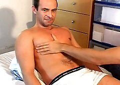 Straight guy, jerkoff, gay suck