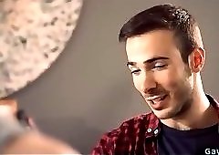 Muscle gay anal sex with cumshot