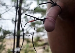 Electrocuted parent, with tranquil ooze of charge.