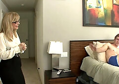 Blonde Granny in Underware Screws Doggy Style with Step-grandson - xHamster